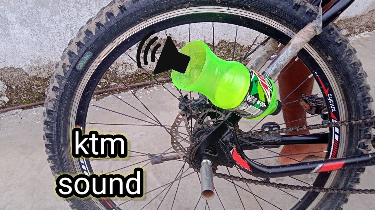 How to make ktm duke Bike suond from Bicycle