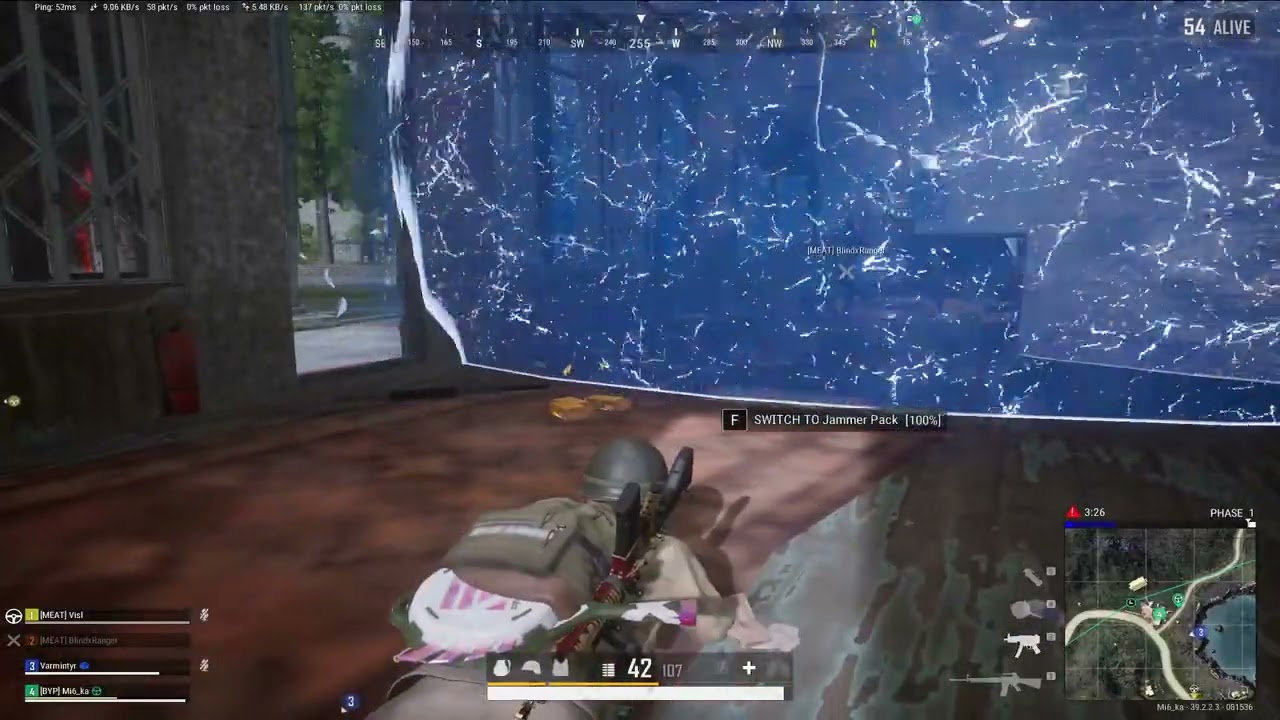 1v4 clutch in PUBG TPP (#14) MP5K