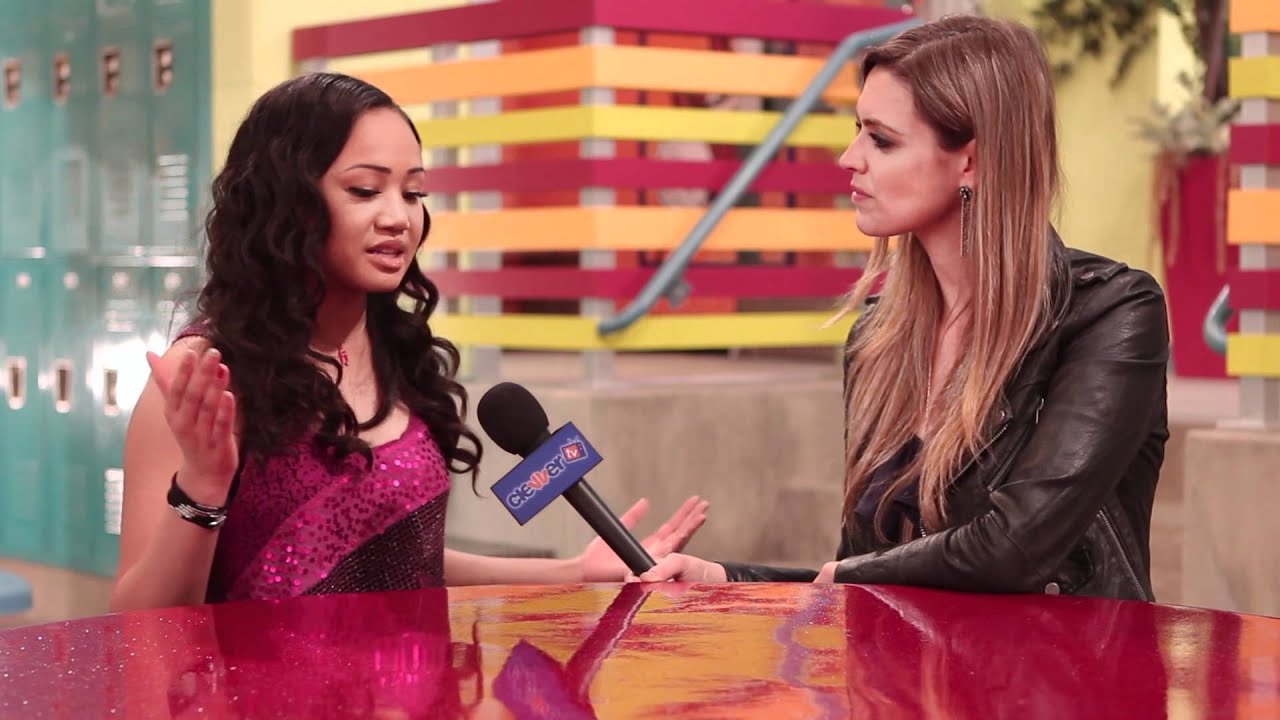 Cymphonique Miller On Set of 