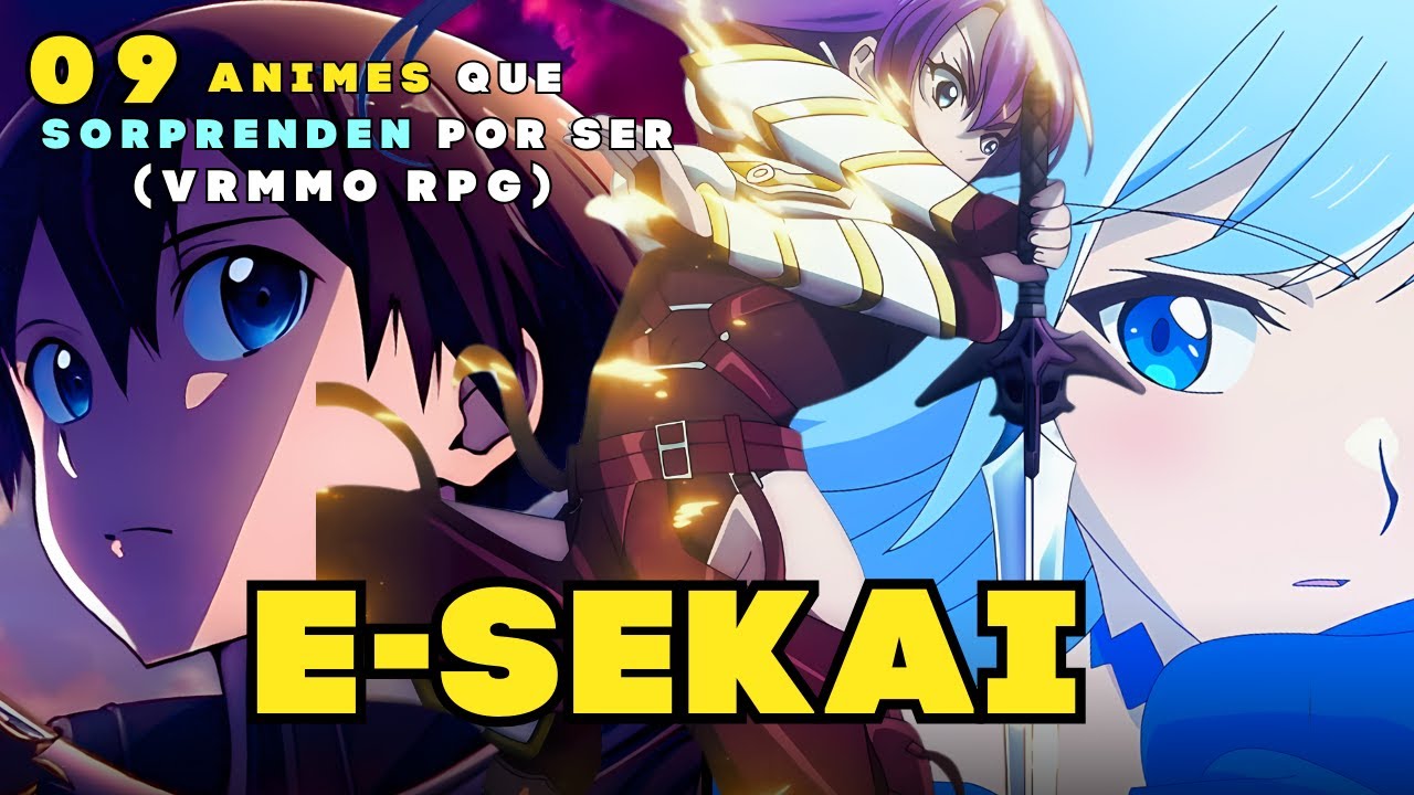 🔴 Cu&aacute;les son los mejores ANIMES para VER donde el PROTA ENTRA A UN JUEGO🎮 VR MMORPG Y ES INVENCIBLE💪