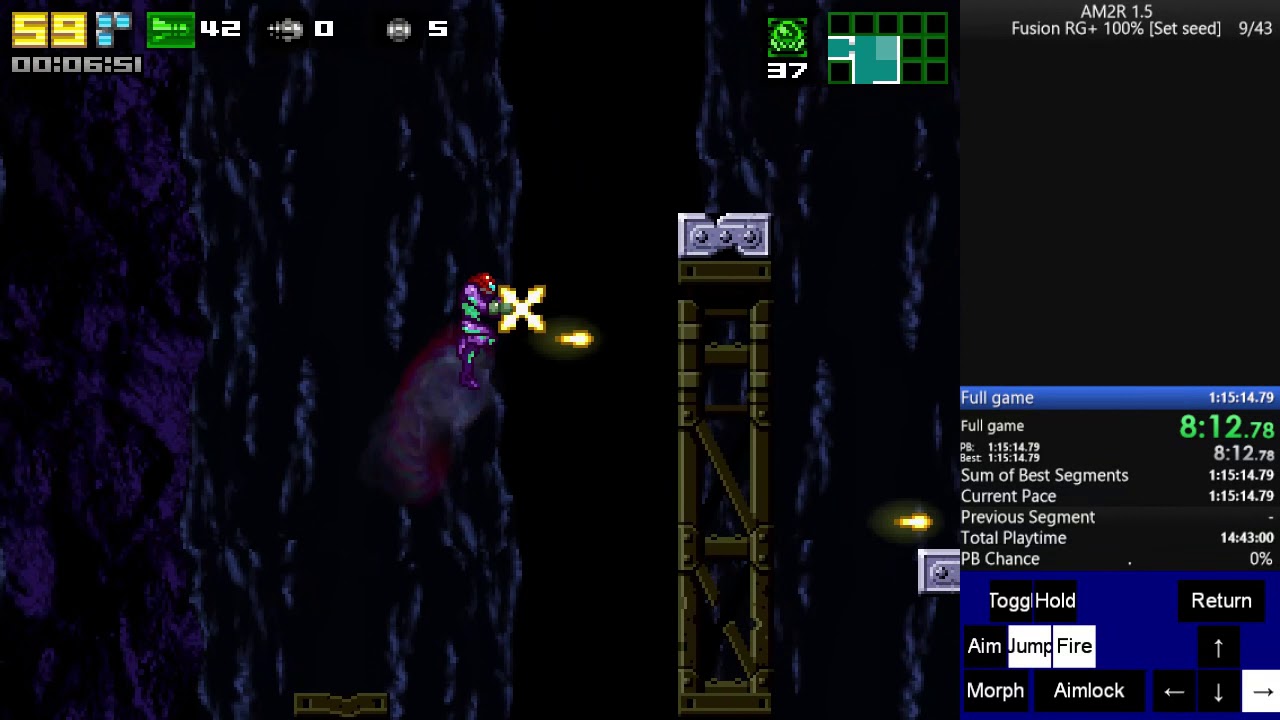 AM2R 1.5 Fusion Rando 100% [Set seed] in 1:12:13 RTA