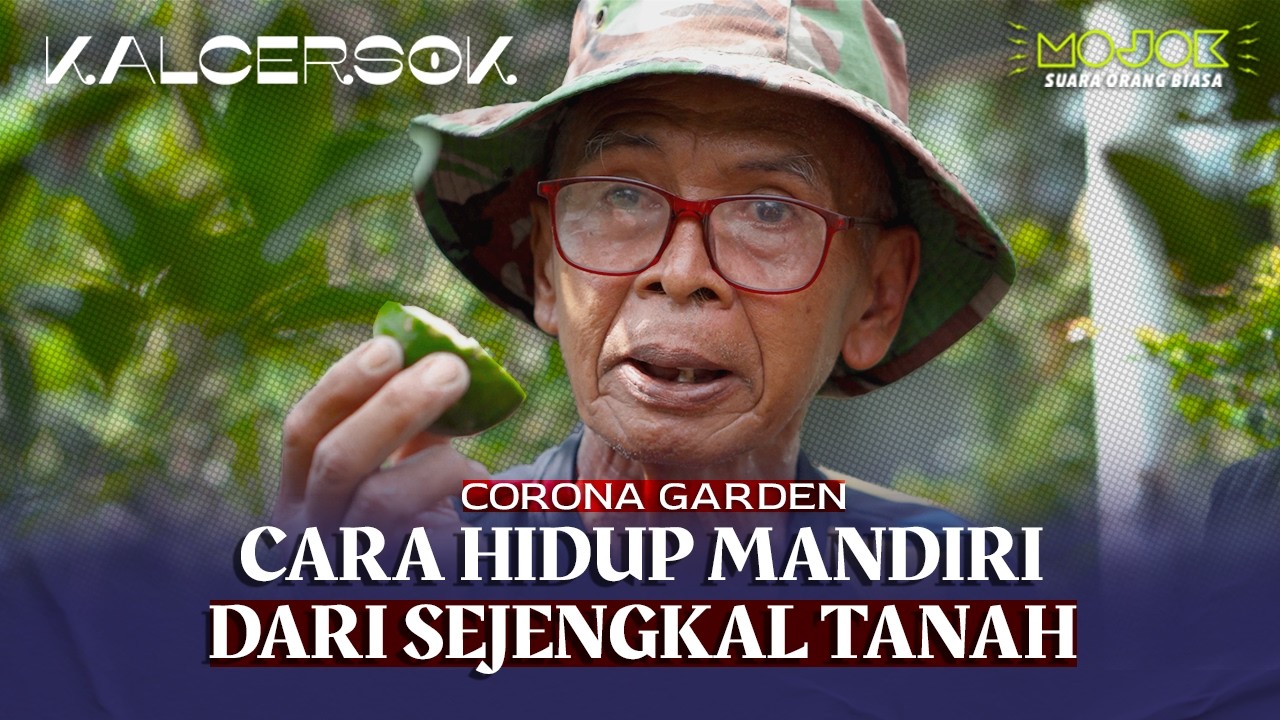 KEBUN EDUKASI PAK NARYO: BELAJAR BERKEBUN ORGANIK MODAL DENGKUL & URAT! | KALCERSOK