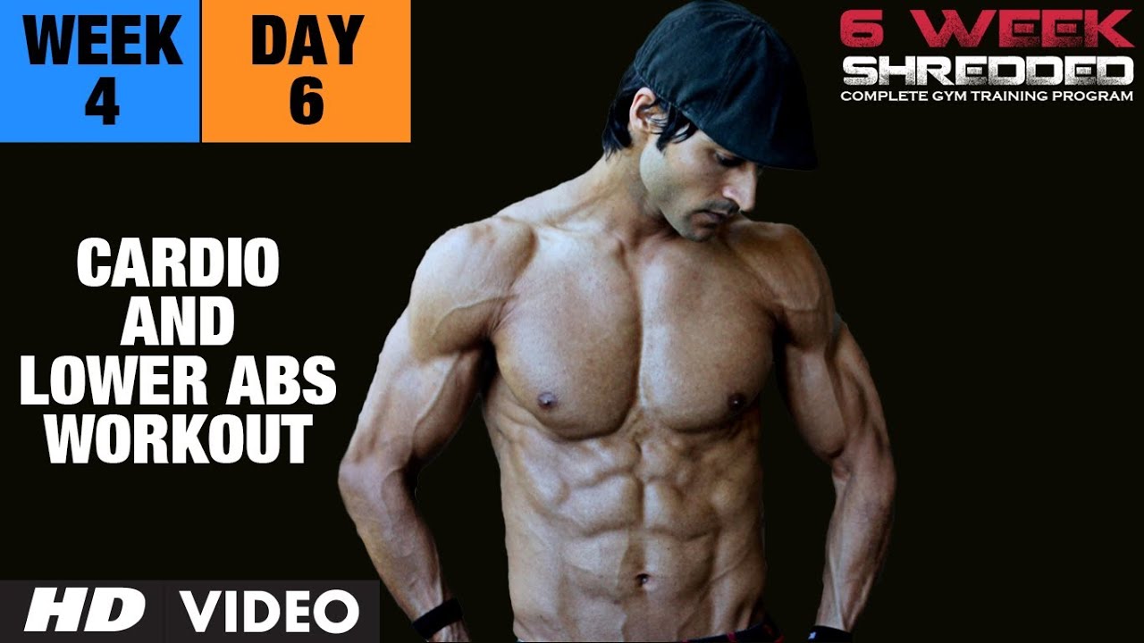 Week 4: Day 6 - Cardio and Lower Abs Workout | Guru Mann 6 Week Shredded Program