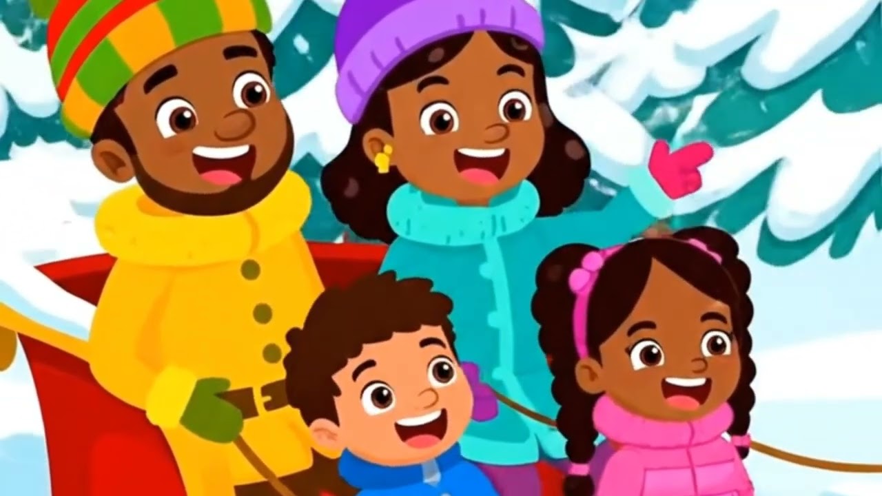 Jingle bells | Christmas song with Santa Claus | Nursery rhymes | Kids songs | Rainbow Rhymes Club