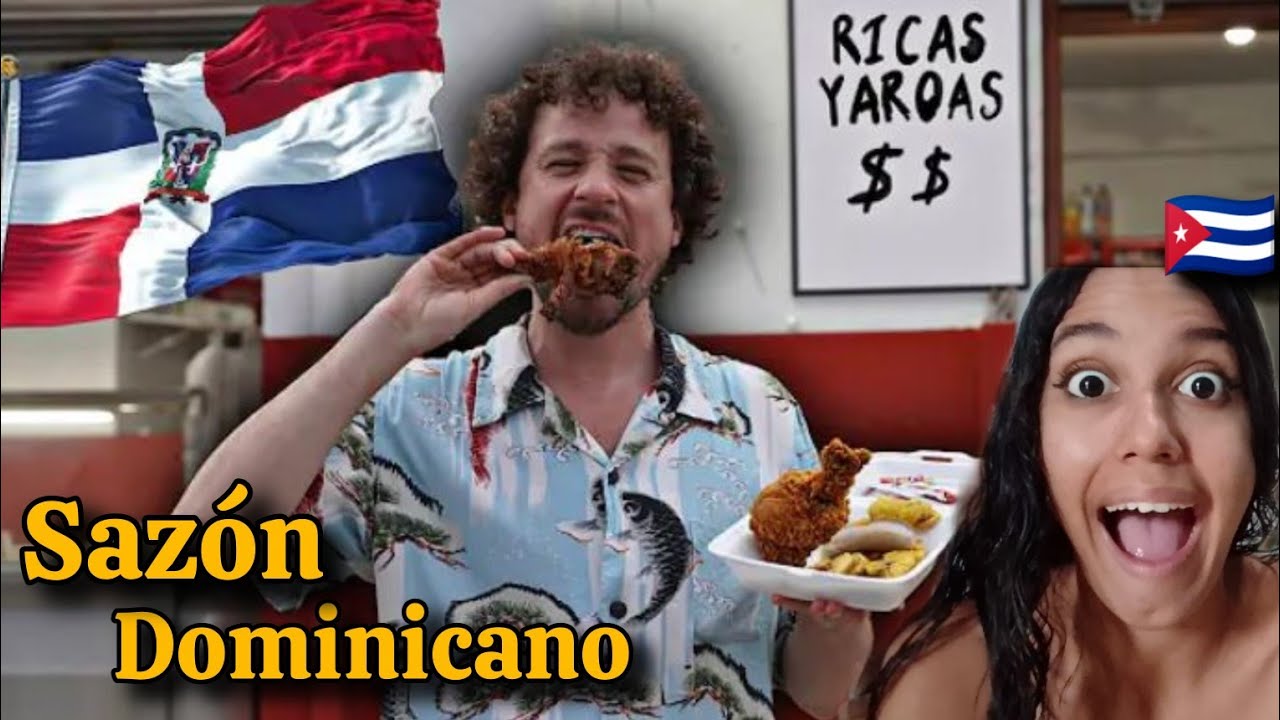 🇩🇴CUBANA reacciona a COMIDA TIPICA REPÚBLICA DOMINICANA / chicharrón mi favorito 🤩
