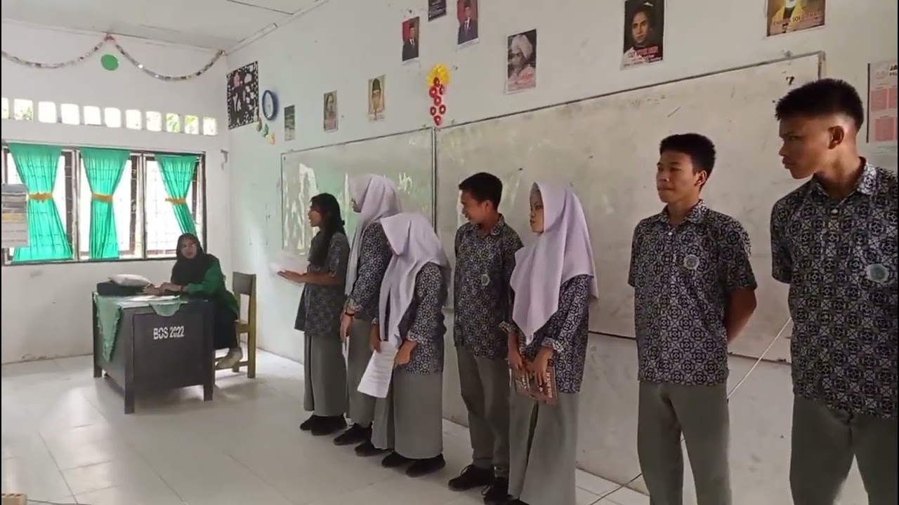 Praktek langsung pembelajaran di Kelas XI 1 SMA Negeri 1 Sayur Matinggi