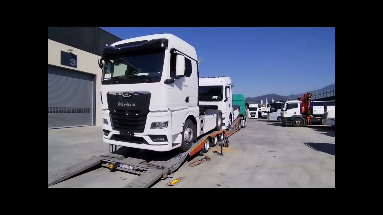 Istovar MAN TGX autotransport