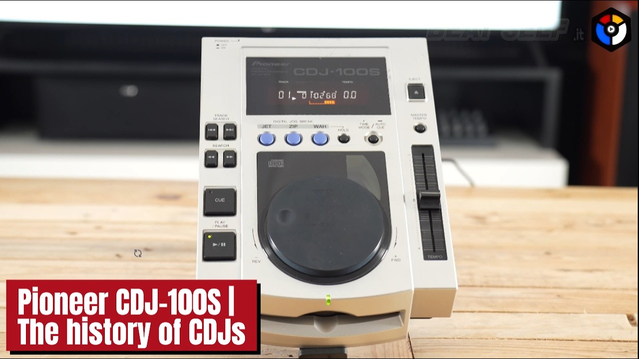 Pioneer CDJ-100S | The history of CDJs | 1998