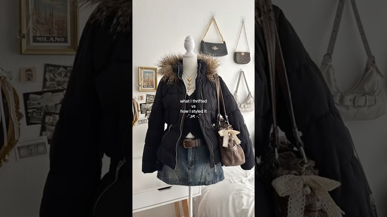 styling is so fun #thrift #styleinspo #stylewithme #thriftstorefinds #ootd