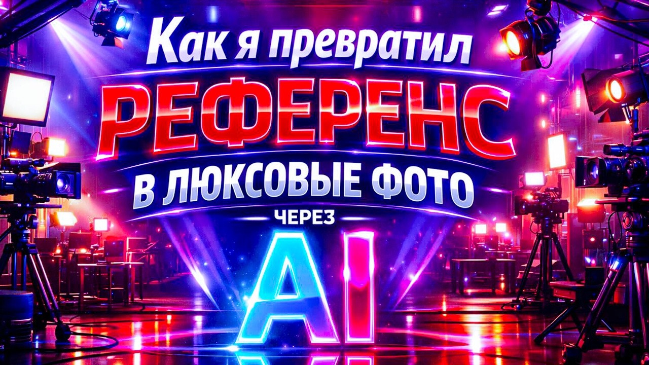 Как я превратил референс в люксовые фото через нейросеть