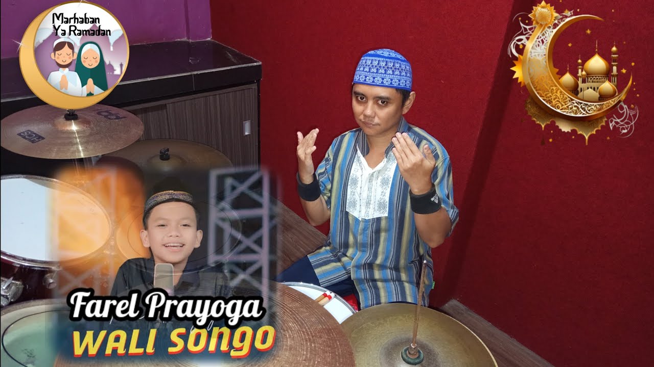 Farel Prayoga - Wali Songo (Cover Drum 