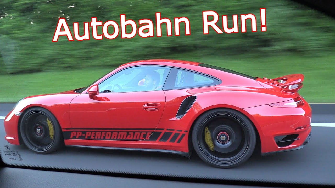 Autobahn Top Speed Run! 450HP BMW M2 vs 850HP 991 Turbo S vs 750HP Audi RS6