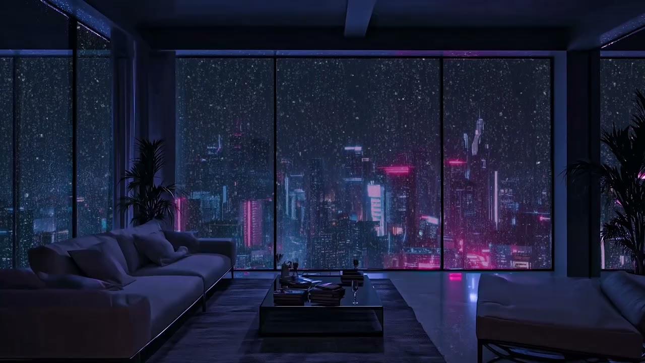 🌧️ Rain Sounds for Sleep with Thunder ⛈️ Deep Relaxing Storm Music