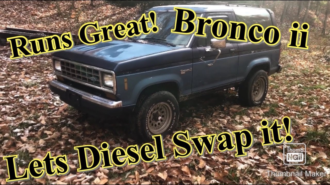 Замена дизельного двигателя Bronco II, часть 1. Снятие двигателя