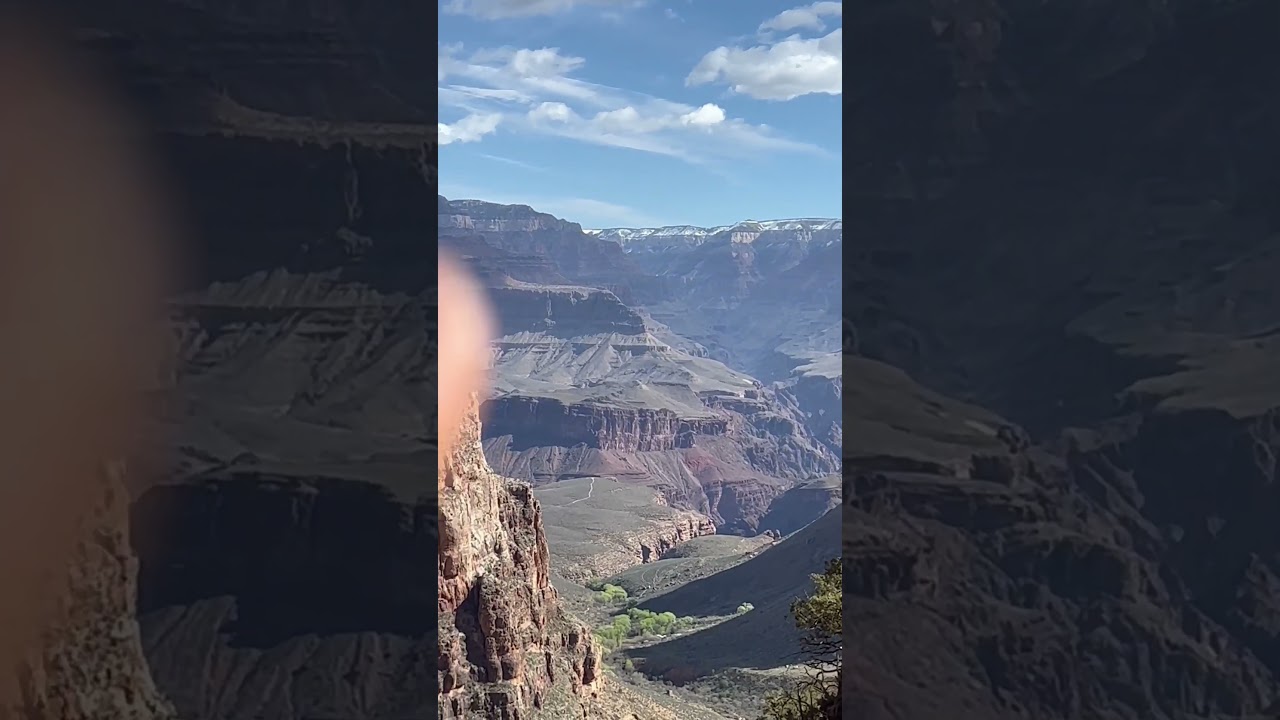 Bright Angel Trail looking down into Havasupia Gardens