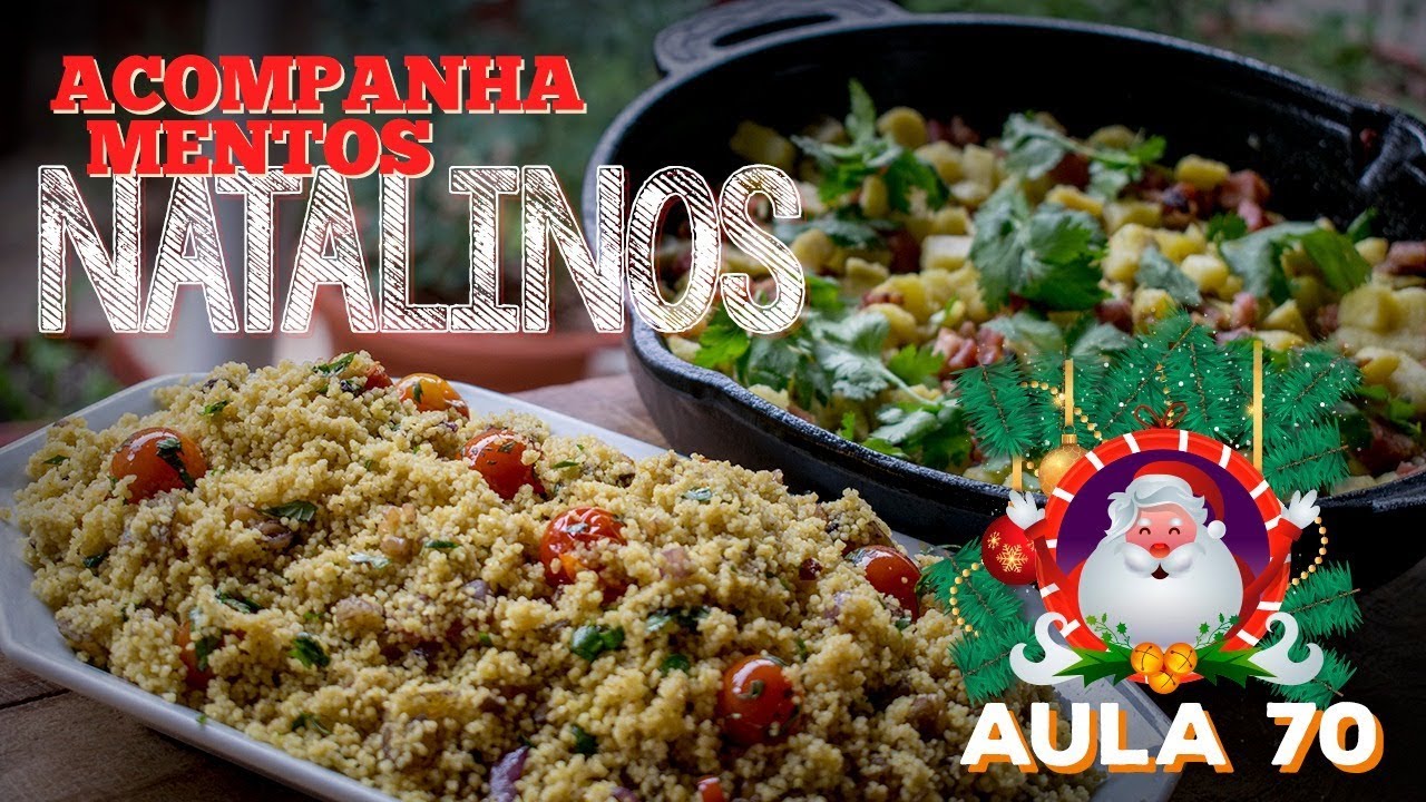 Aula 70 - Acompanhamentos Natalinos (Receitas de acompanhamentos natalinos) / Cansei de Ser Chef