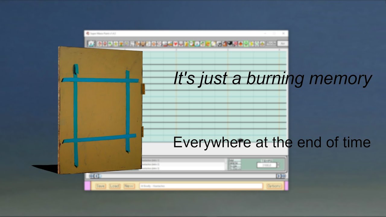 It's Just a Burning Memory - The Caretaker | Super Mario Paint
