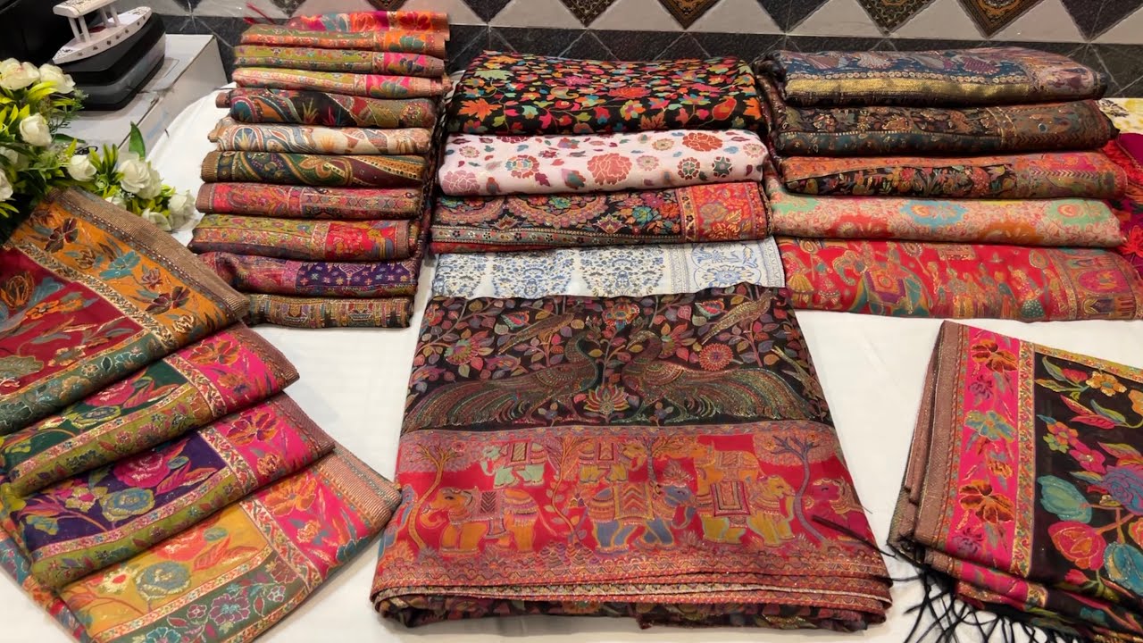 Pure Silk Jamawar Dupattas & Sarees. WhatsApp: +91-7051012285 #handloom #puresilk #saree #dupatta