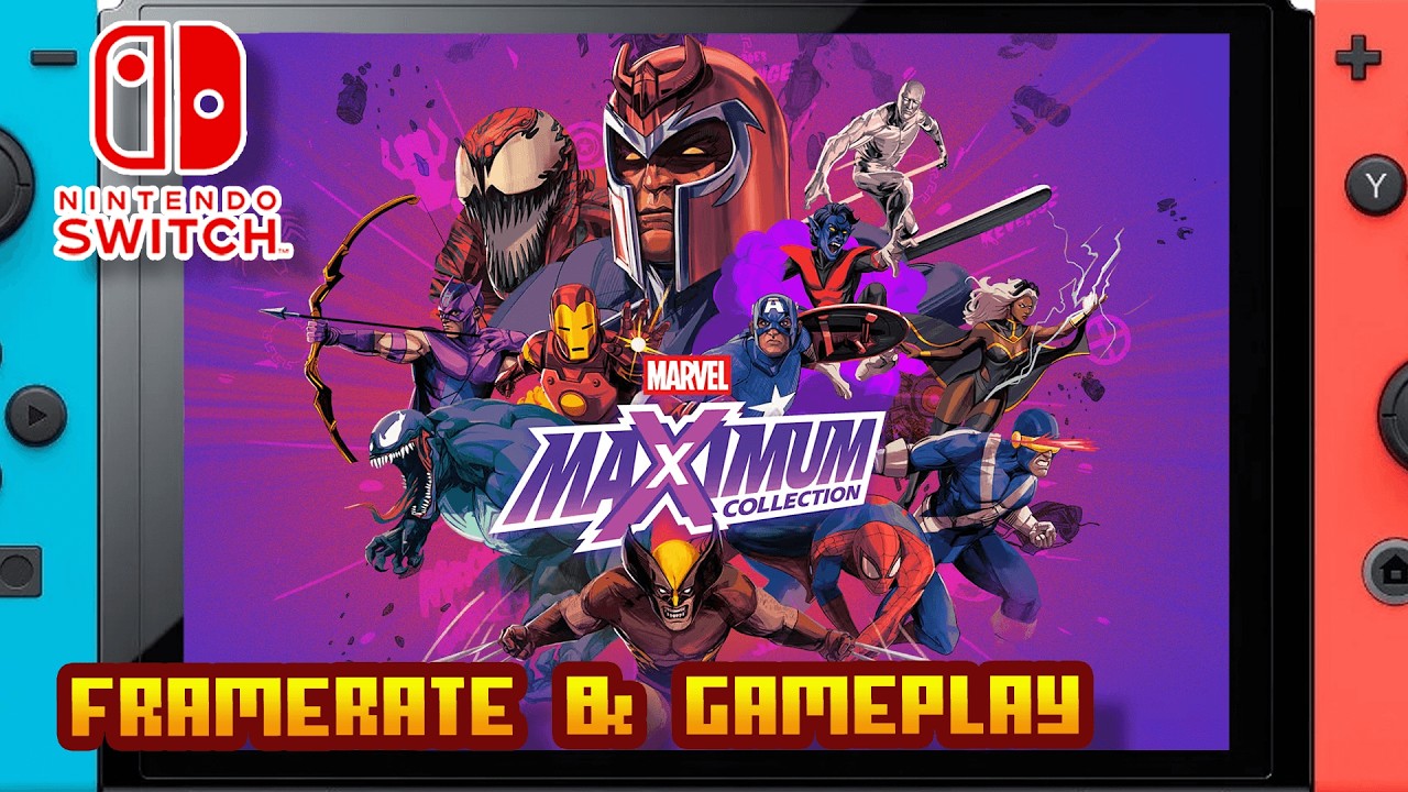 MARVEL MaXimum Collection - (Nintendo Switch 1) - Framerate & Gameplay - 4K