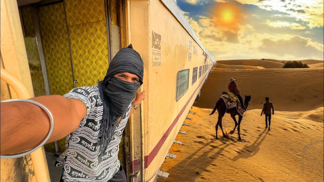 Jammu Tawi - Barmer Express Train Journey in 45° Temp🌡️