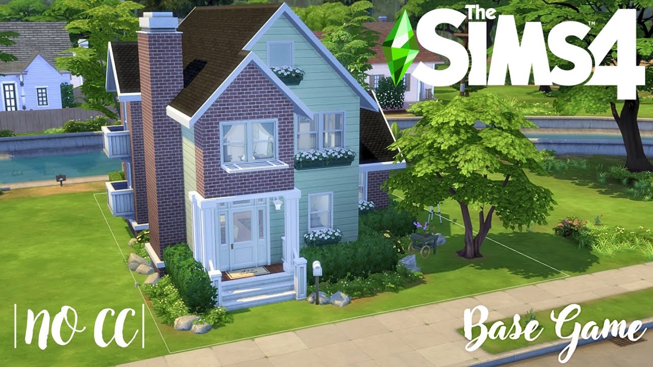 💜 Willow Creek House - Base Game |NO CC| The Sims 4 Speed Build 💜