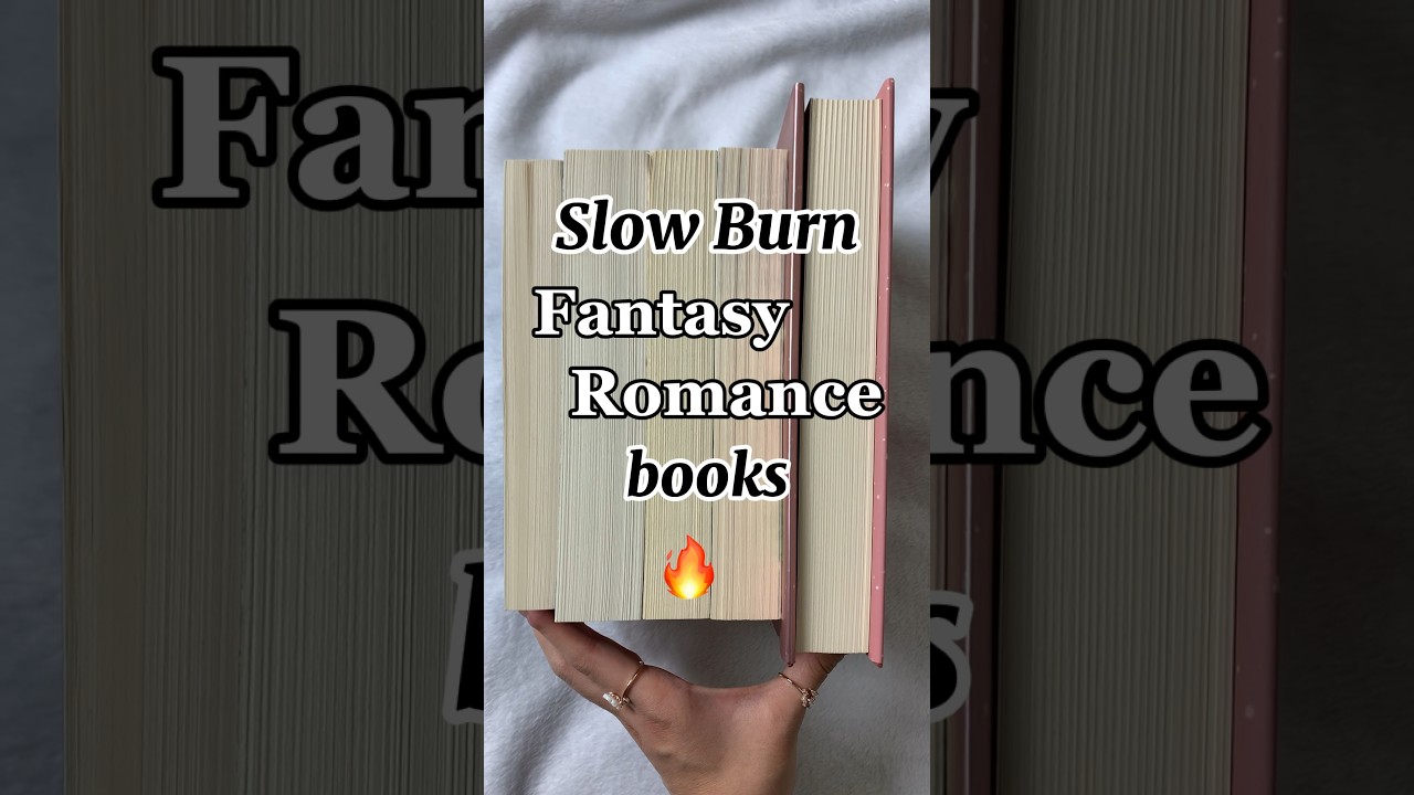 slow burn fantasy romance books 📚 🔥 #booktube #bookish #books #booktok #read #bookrecs #shorts