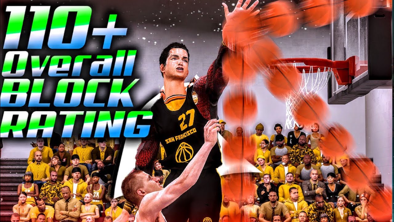 8 FOOTER W/ 115 Overall BLOCK Rating In NBA 2K19 CATCHES and SPIKES EVERY Shot...