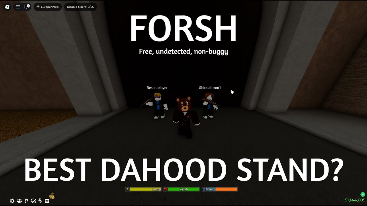 Best dahood stand script? - Forsh FREE / UNDETECTED / NON-BUGGY