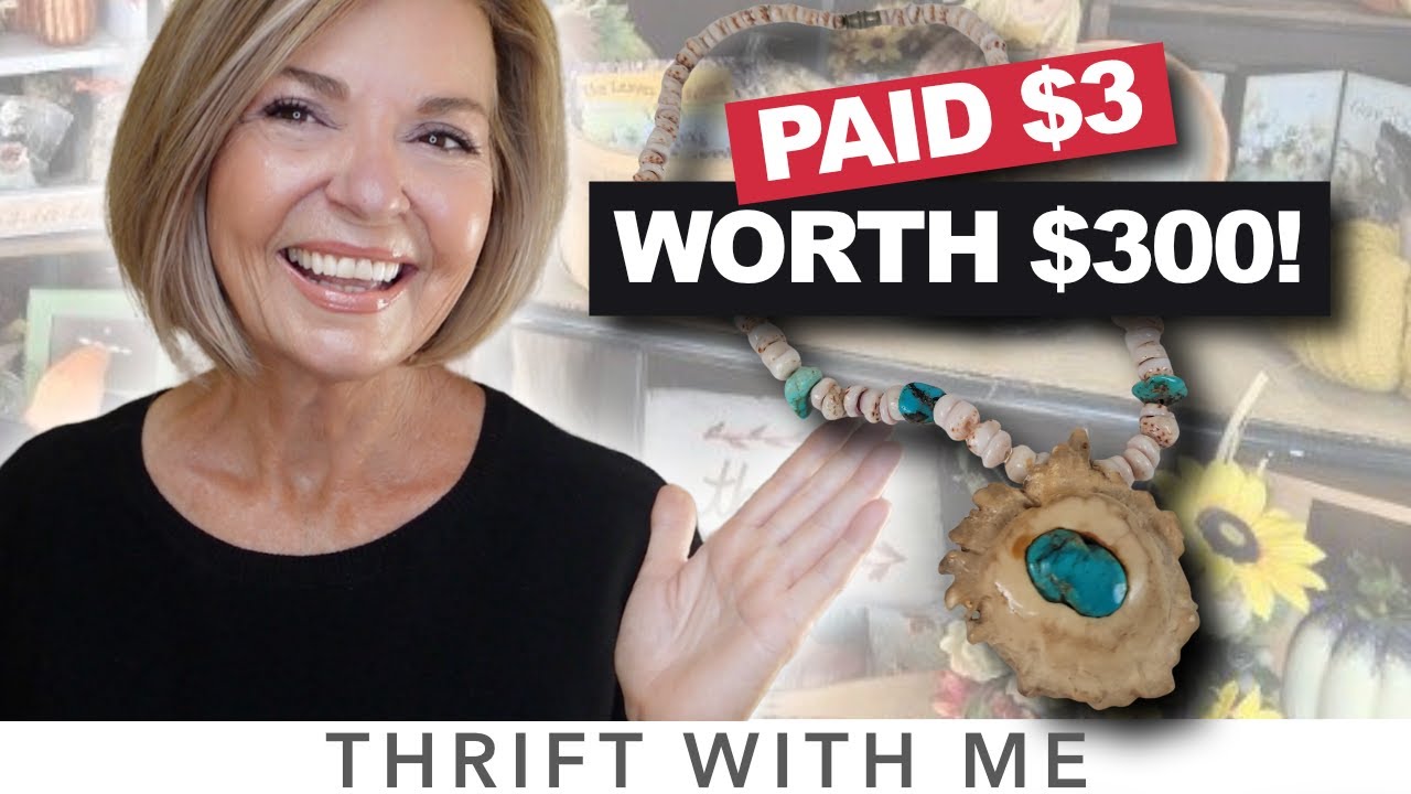 PAID $3 WORTH $300! Thrift with Me | Thrifting Jewelry | Thrifting Vlog