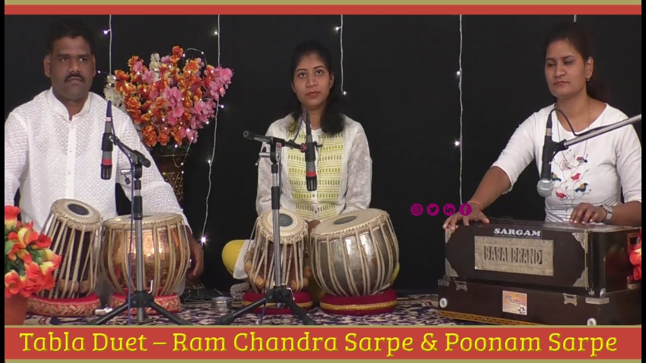 Ram Chandra Sarpe & Poonam Sarpe #tablasolo #harmonium #classicalmusic #liveperformance #livemusic