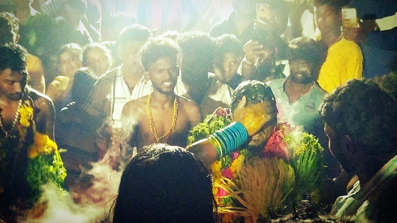 மஞ்சள் பால் குளியல் காளி பூஜை kali pooja 