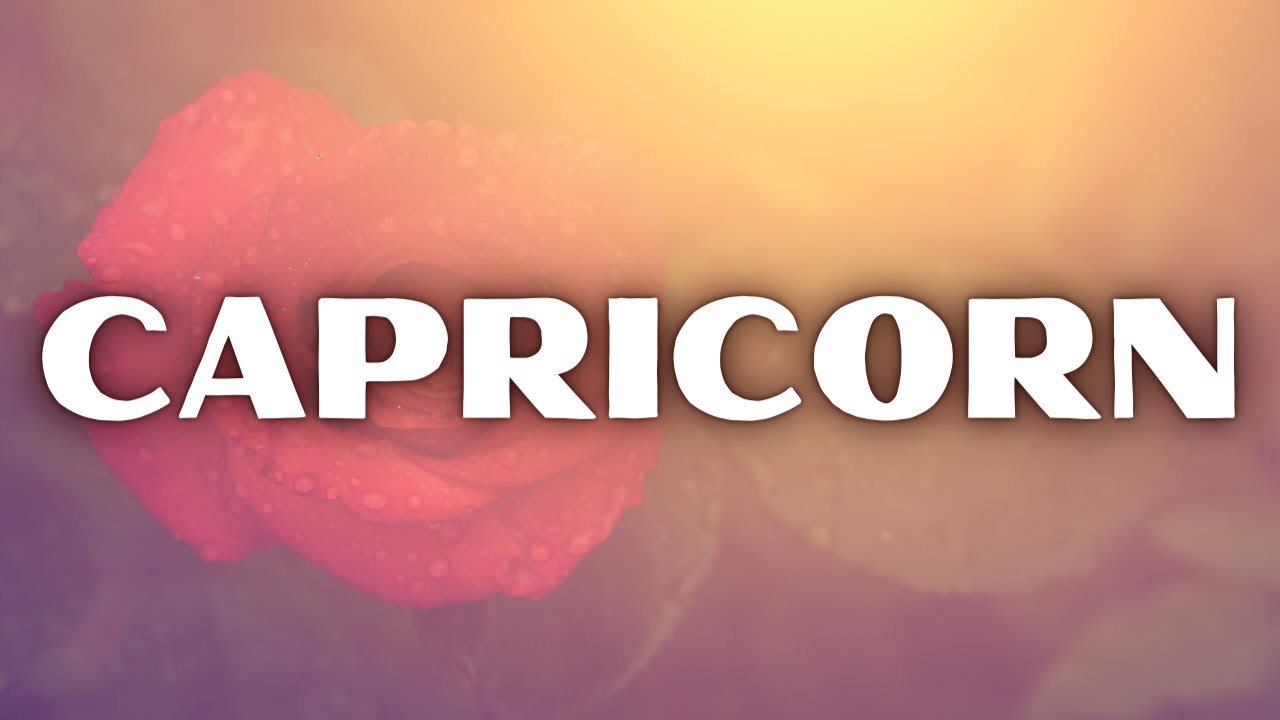 CAPRICORN LOVE TODAY - YOUR READING MADE ME SO EMOTIONAL, CAPRICORN!!!