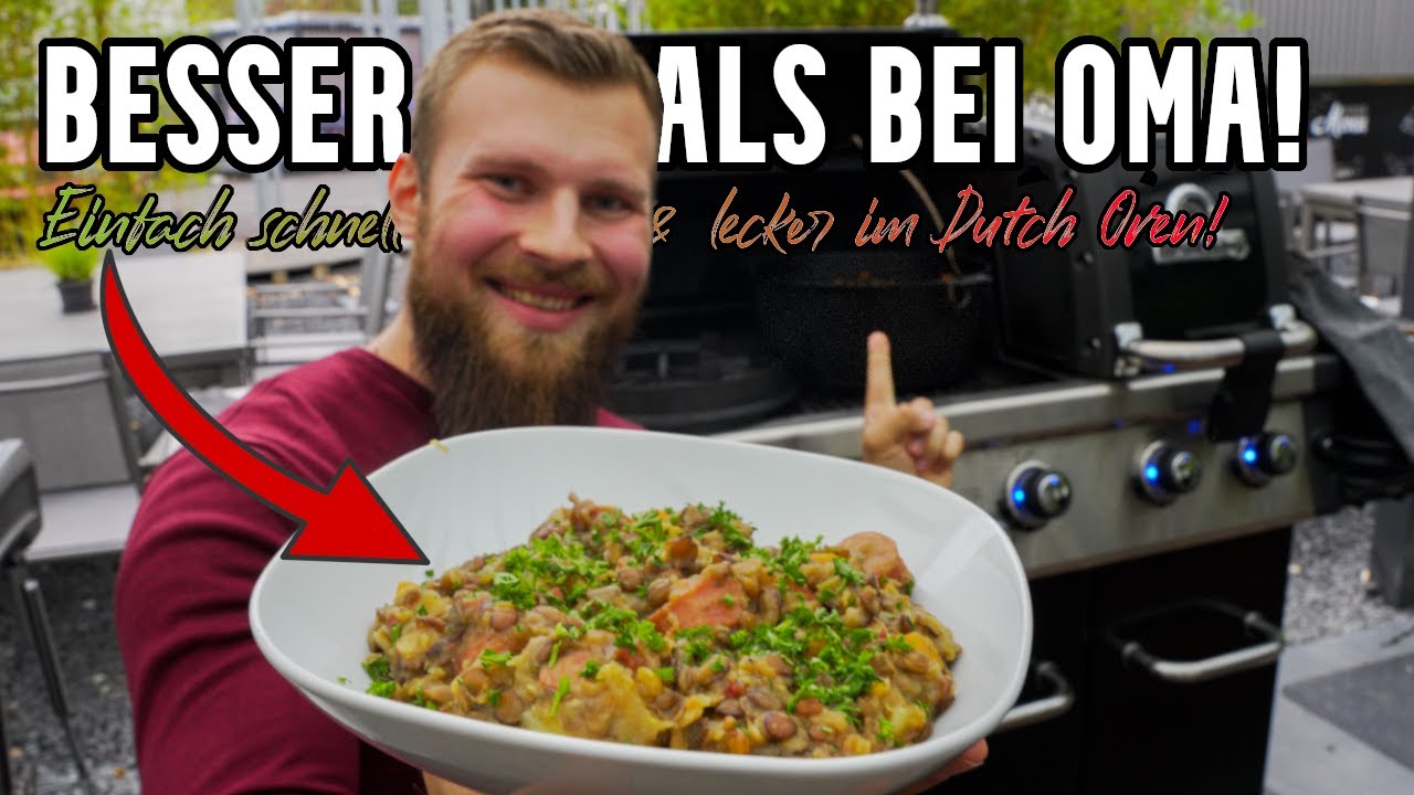 Der beste Linseneintopf aus dem Dutch Oven!