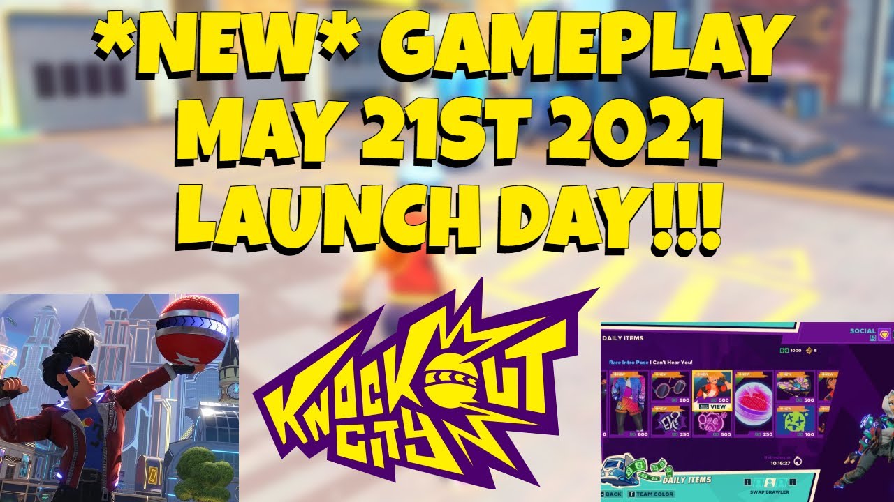 KNOCKOUT CITY Release Day / GAMEPLAY LIVE!! | Join our Team! | Discord in Description