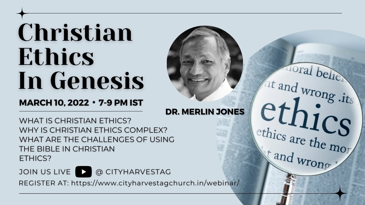 LIVE // Christian Ethics in Genesis // Dr. Merlin Jones // Bible Study