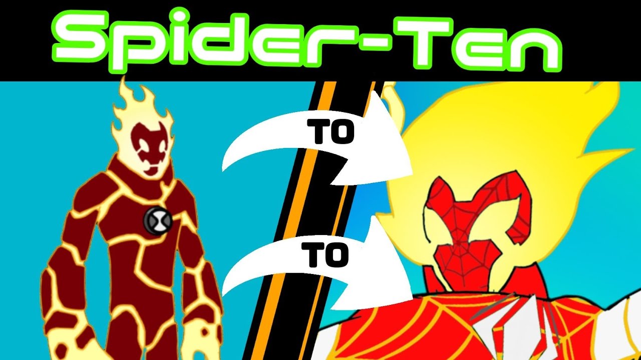 Ben 10 Aliens as Spider-people (Story & Speedpaint)