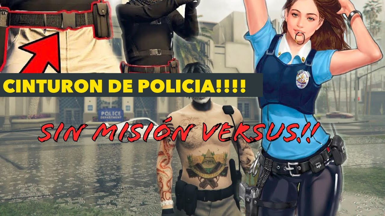 Como conseguir el cinturon de policia Gta 5 online