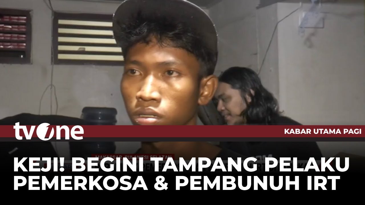 Tampang Pria Pelaku Perampokan, Pemerkosa dan Pembunuh IRT | Kabar Utama Pagi tvOne