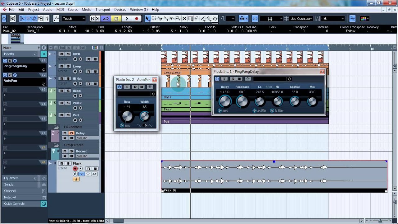 Уроки Cubase. Экспорт партий в аудио - рендеринг (Cubase Tricks 01)