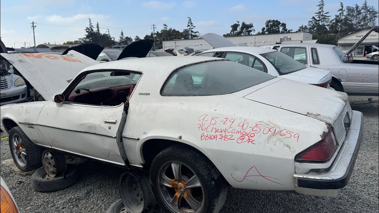 Chevrolet Camaro 1976 года на свалке