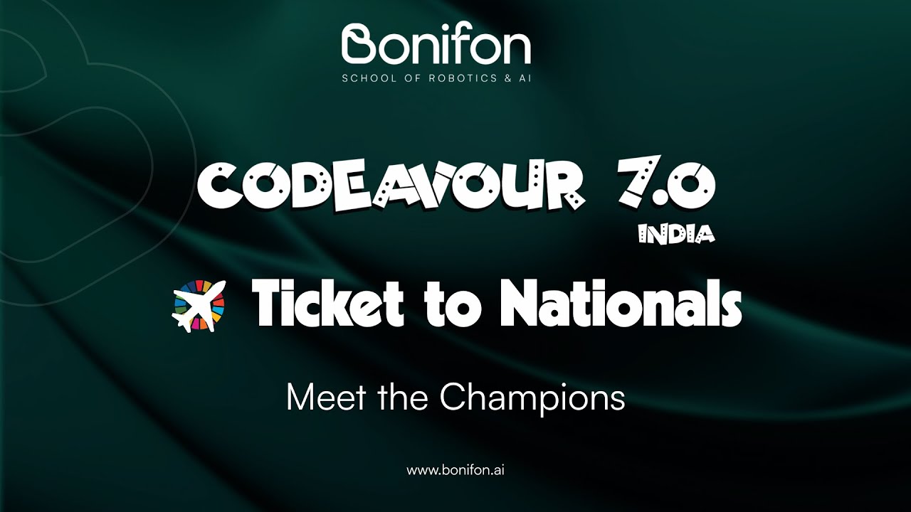 From Regional Winners to National Finalists! TICKET TO NATIONALS | BONIFON SCHOOL OF ROBOTICS AND AI