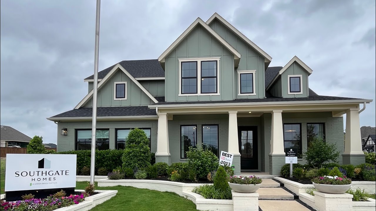 Luxury Craftsman Style Southgate Homes Model Home Tour in Allen!