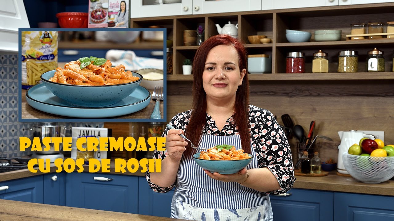 Paste cremoase cu sos de rosii si parmezan | JamilaCuisine