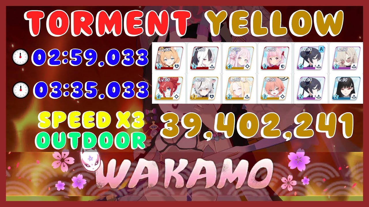 📘Blue Archive JP📘#118 Raid Boss Wakamo/Hovercraft Torment Outdoor💛39.40M (2 Team)