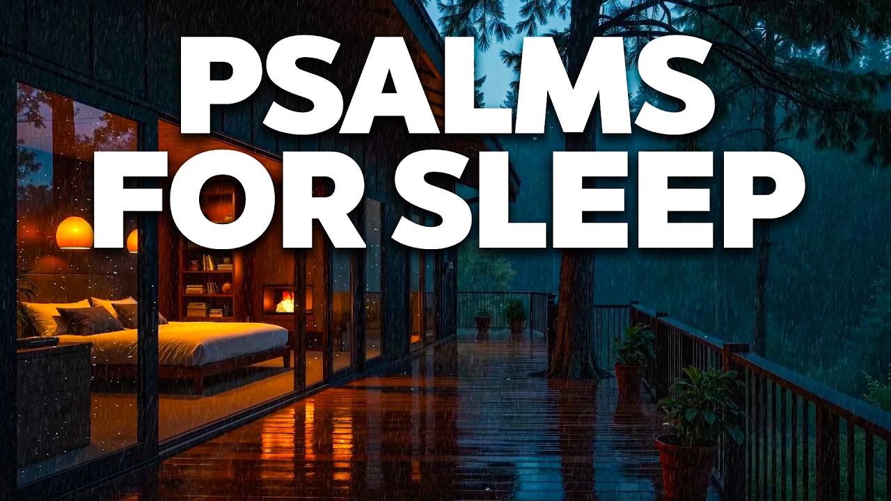 Best Deep Sleep Psalms - Fall Asleep in God's Word | Bible Verses For Sleep With Rain