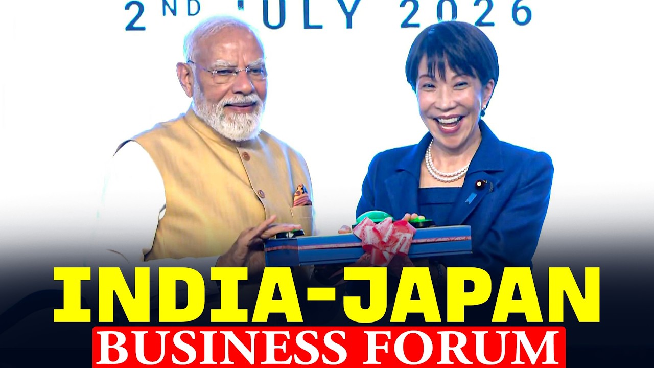 WATCH LIVE: Japanese Prime Minister Takaichi, PM Modi attend India-Japan Business Forum in New Delhi