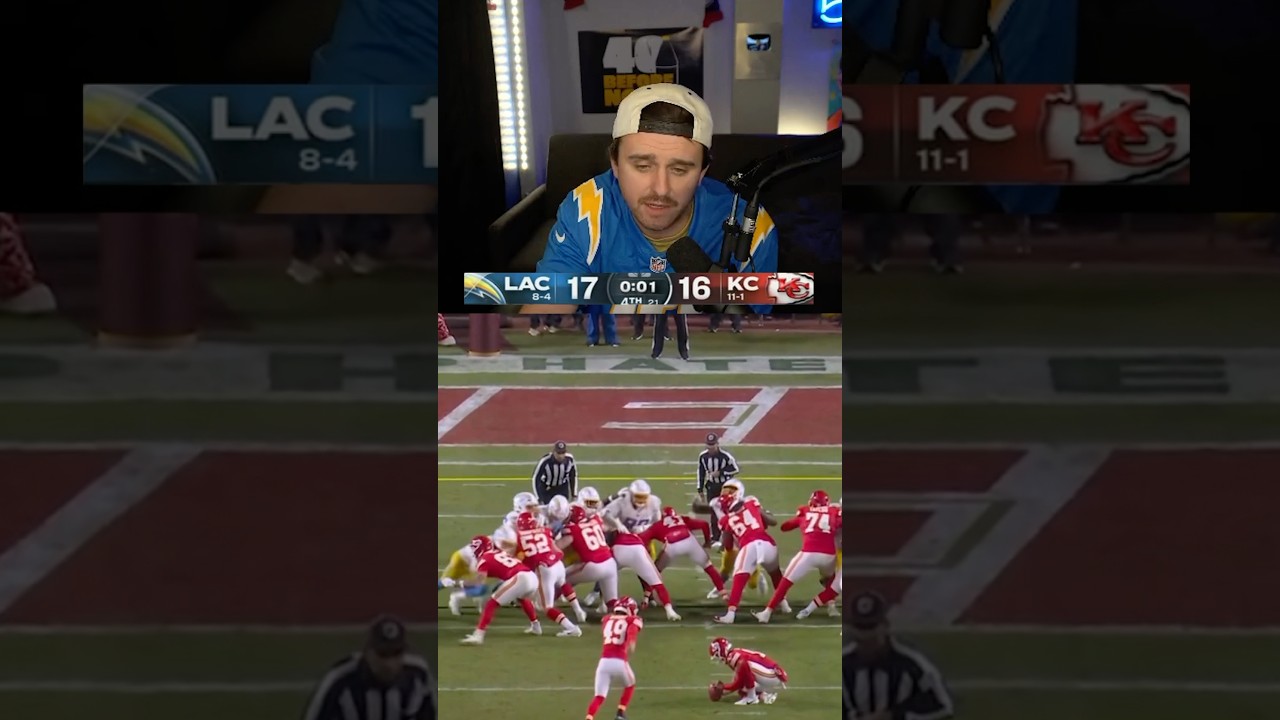Chargers vs Chiefs reaction.. #nfl #chiefs #chargers
