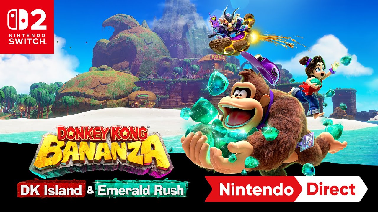 Donkey Kong Bananza &ndash; DK Island & Emerald Rush DLC, out now! (Nintendo Switch 2)