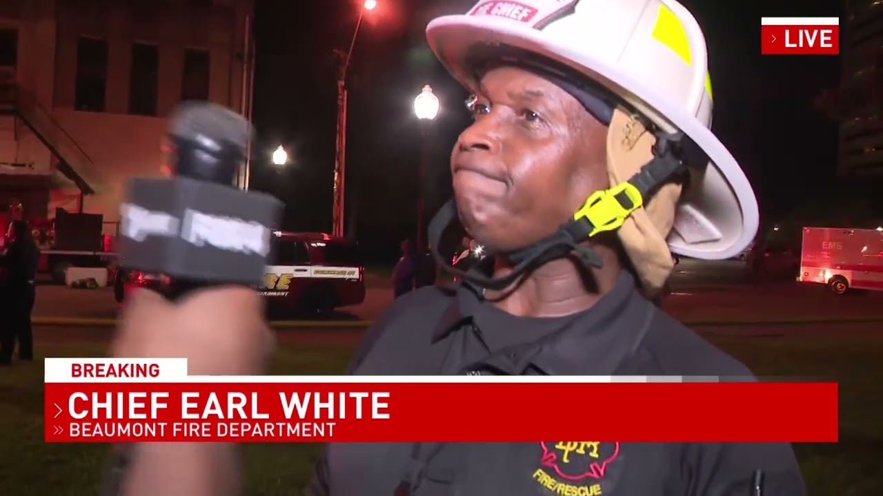 Historic Gilbert Building Destroyed by Fire in Downtown Beaumont | Breaking News Coverage