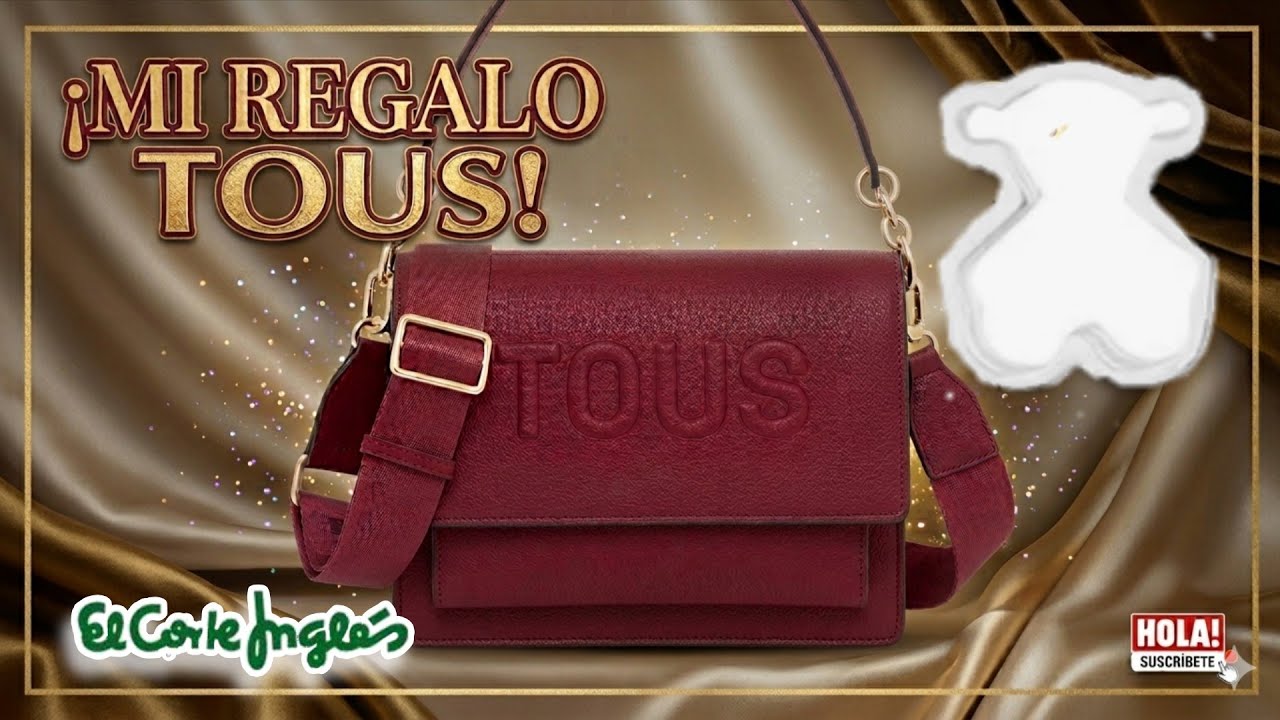 👜 Bandolera mediana Audree granate TOUS Brenda